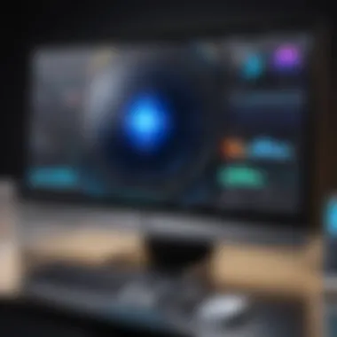 Sleek Design and Connectivity of Apple LG UltraFine Display Detailed view of the Apple LG UltraFine Display showcasing its sleek design and connectivity options