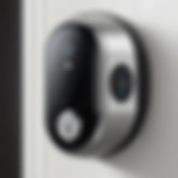 Elegant design of the August Smart Lock Deadbolt showcasing its modern aesthetics