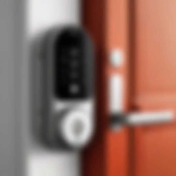 User experience demonstration with the August Smart Lock Deadbolt in use