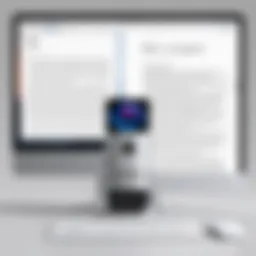 Dictation interface in Word for Mac showing voice recognition feature