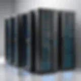 An illustration representing various dedicated hosting types