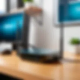 D-Link Access Point in a Modern Office Setup