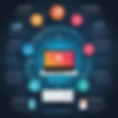 An infographic illustrating the advantages of free e-learning platforms