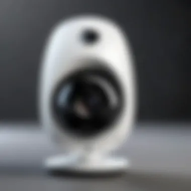 A comparison chart of leading indoor security camera models with sound.