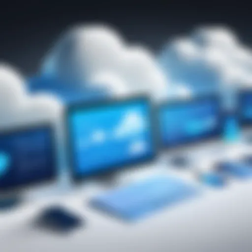 Cloud-based file sharing platform interface