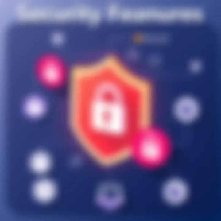 Visual representation of security features in Microsoft Teams