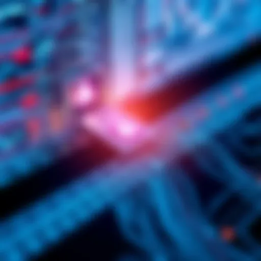 Close-up of Mini LED technology illuminating a 4K monitor display