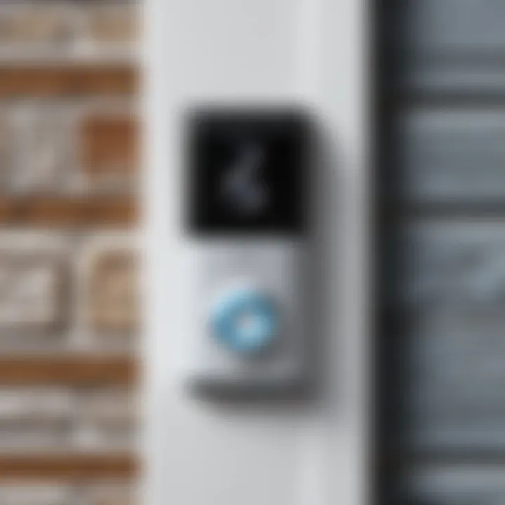 Various features of network doorbell cameras highlighted