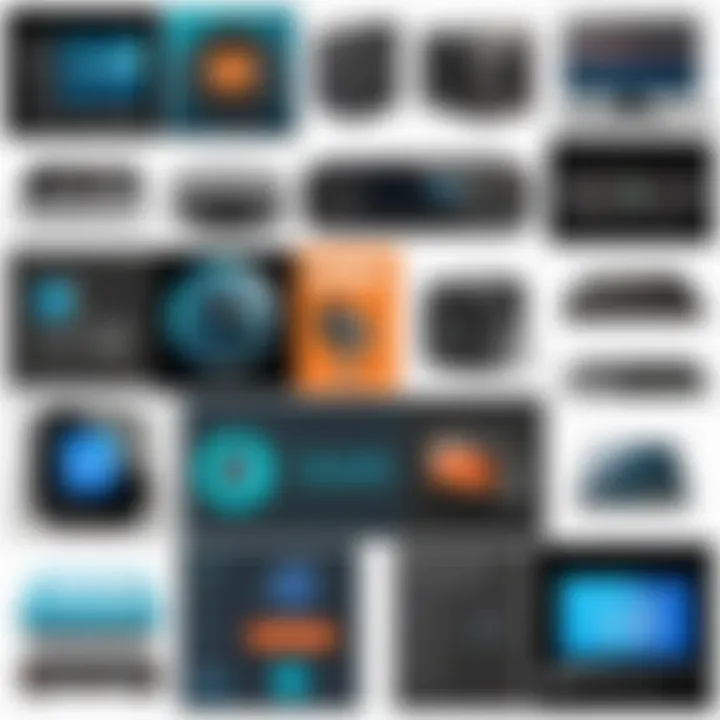 Collage of various applications of online voice recorders in different professional settings.