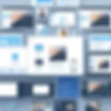 A collage of various reverse photograph search tools showcasing their interfaces