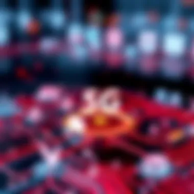 Connectivity diagram illustrating Verizon's 5G network