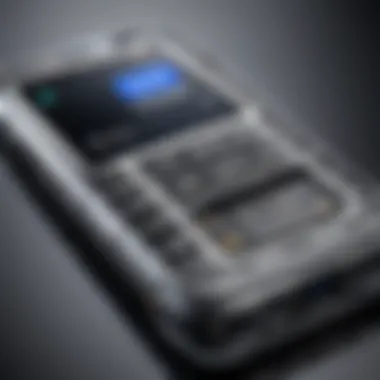 Durable exterior showcasing Samsung's rugged phone design