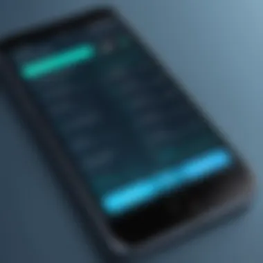 User Interface of a Translation App User interface of a popular translation app
