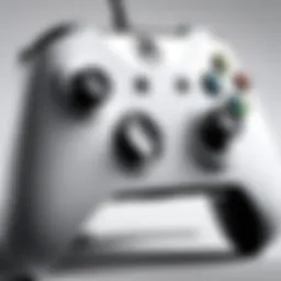 Ergonomically designed Xbox controller showcasing comfort features