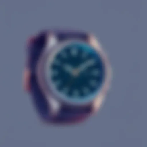 Sleek design of a top-rated Android smartwatch showcasing its vibrant display