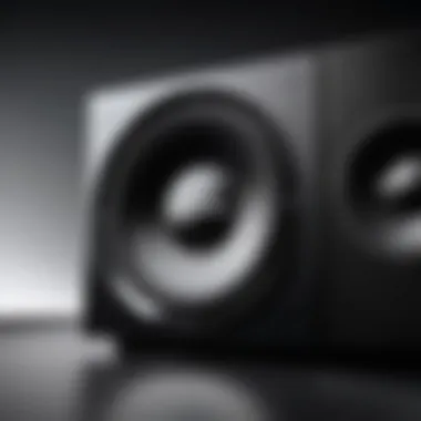 Subwoofer enhancing audio experience with deep bass