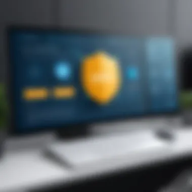 User Interface Overview of HMA VPN User interface of HMA VPN showcasing features
