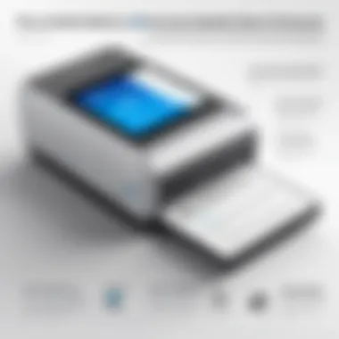 Technical Specifications of Mobile Printers Infographic showcasing technical specifications of mobile printers