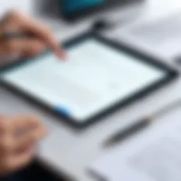 An abstract representation of dictation software features