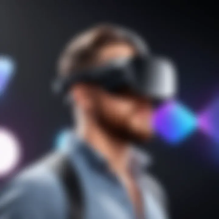 User engagement and interaction in the Oculus Quest environment