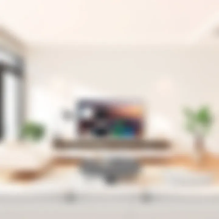 Visio V Series 65 Inch TV in a modern living room setup