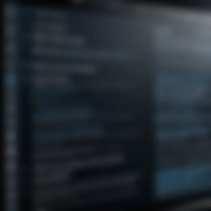 A sleek interface of a modern text to speech application showcasing its features