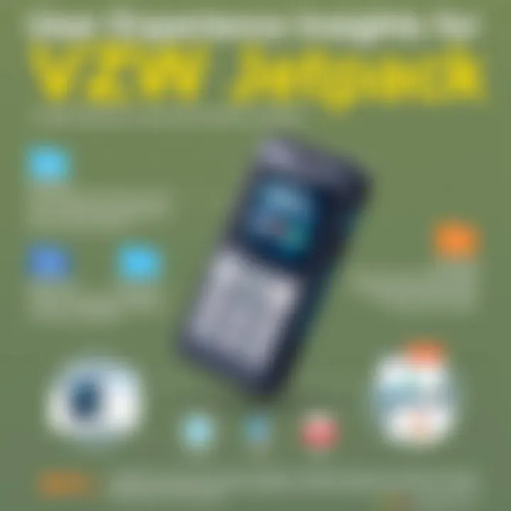 User Experience Insights for VZW Jetpack Infographic illustrating user experiences with VZW Jetpack