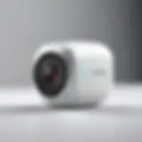 WiFi camera showcasing sleek design and recording capabilities