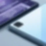 Close-up of the Galaxy Note 20 showcasing its sleek design and premium materials