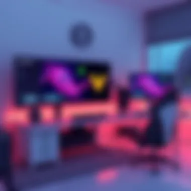 GFORCE RTX 3050 integrated into a modern gaming setup