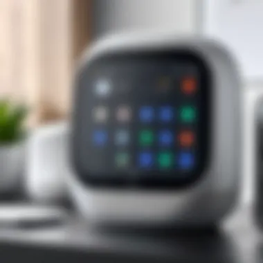 Seamless Integration of Google Assistant with Security Systems User interface showcasing Google Assistant integration with a security system