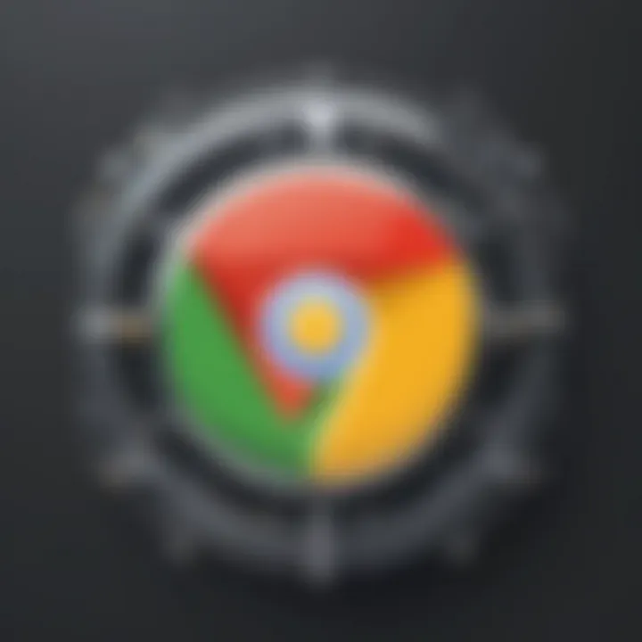 Visual representation of security features integrated into Google Chrome