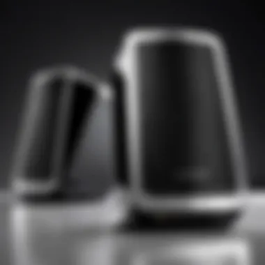 Modern Aesthetic of Harman Kardon Speakers Sleek design of Harman Kardon laptop speakers showcasing modern aesthetics