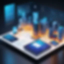 Visual representation of application architecture