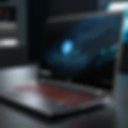 High-performance HP gaming laptop showcasing custom design