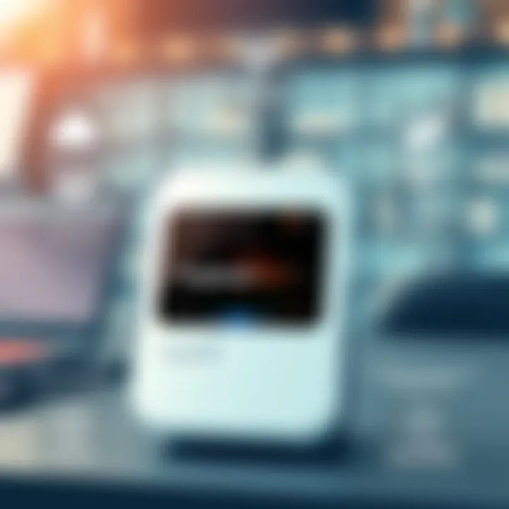 User interface of HughesNet modem