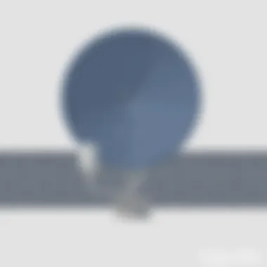 HughesNet satellite dish installation