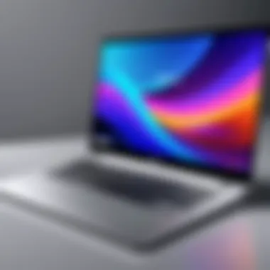 Sleek design of a Samsung laptop showcasing its modern aesthetics