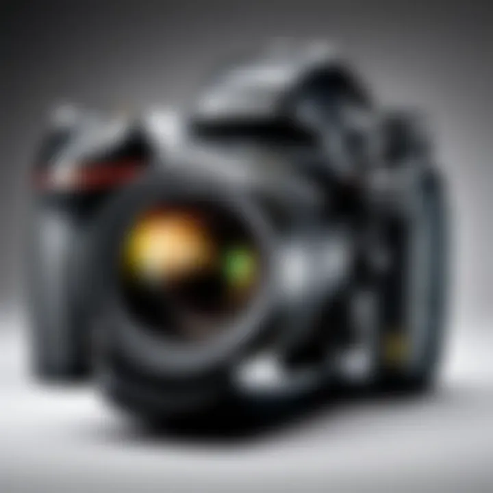 Nikon DSLR in action during a professional photoshoot