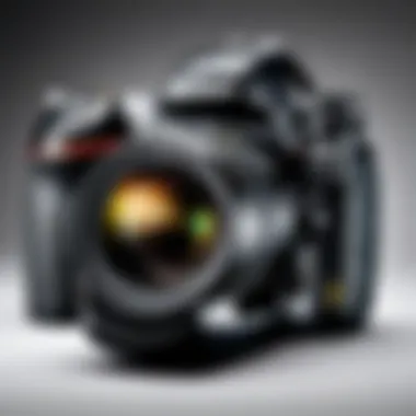 Nikon DSLR in a Professional Photoshoot Nikon DSLR in action during a professional photoshoot