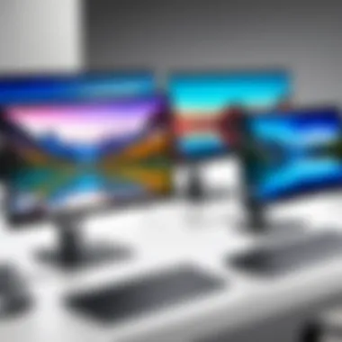Multi-Screen Setup with Dell Laptops Dell laptop connected to an external monitor showcasing multi-screen setup