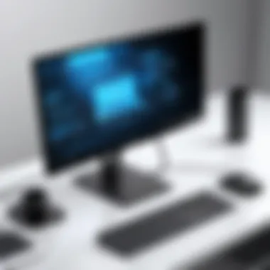 Setup Process for External Monitors Detailed depiction of setup process for connecting Dell laptops to external monitors