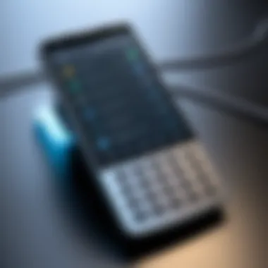 SIP Phone Configuration Interface SIP phone setup interface showing configuration options
