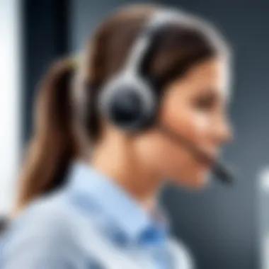 User experience with Jabra headset in a professional environment.