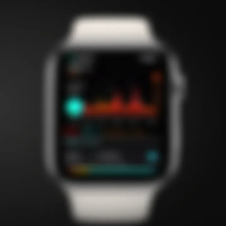 Visual representation of health tracking features available in the latest Apple Watch.