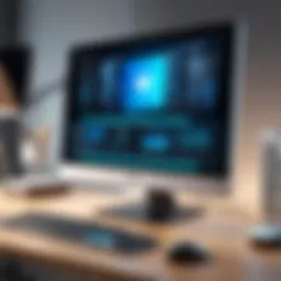A high-performance desktop computer showcasing modern design.
