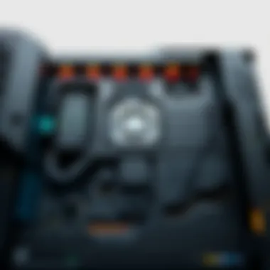 Internal Components of Legion T7 Internal components layout of the Legion T7