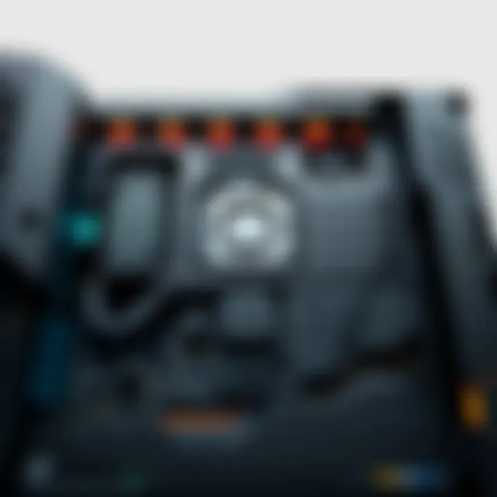 Internal Components of Legion T7 Internal components layout of the Legion T7