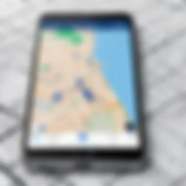 Visualizing GPS Location Data Map showing GPS location data