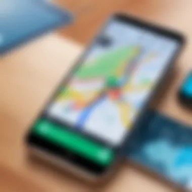 Mobile Phone GPS Functionality Explained Diagram of mobile phone GPS functionality